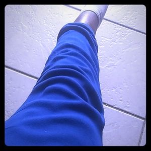 Blue sweat pants